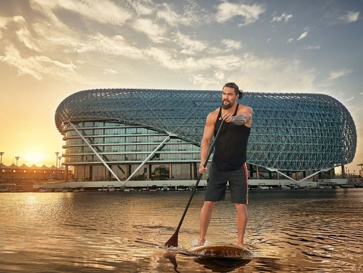 Jason Mamoa Yas Island