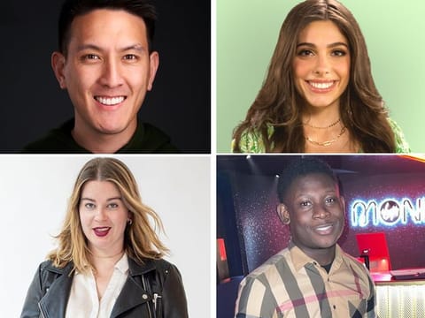 Clockwise, from top left - Humphrey Yang, Taylor Price, Poku Banks, Tori Dunlap are among the world's most popular social media influencers for their insights on personal finance.