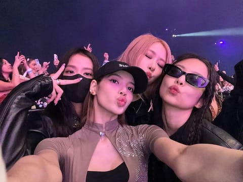 K-pop girl group Blackpink.