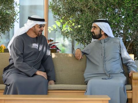 Sheikh Mohamed bin Zayed and Sheikh Mohammed bin Rashid meet to discuss UAE affairs in Dubai