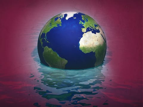Two primary causes of the unprecedented sea level rise are melt water from glaciers and ice sheets and seawater expanding due to increased global temperature.