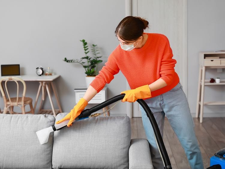 Upholstery cleaning stock