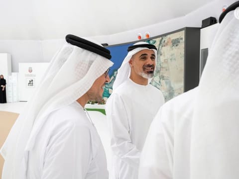  Sheikh Khaled bin Mohamed bin Zayed Al Nahyan, Crown Prince of Abu Dhabi and Chairman of the Abu Dhabi Executive Council at the inauguration