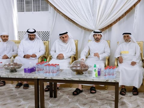Sheikh Hamdan bin Mohammed bin Rashid Al Maktoum offers his condolences to the family of the fireman who died on Thursday.