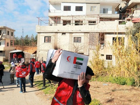 File photo of UAE aid project in aftermath of earthquake in Turkey and Syria in 2023. Image used for illustrative purpose only.