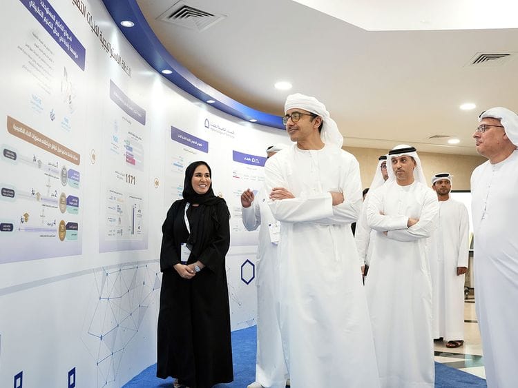 abdulla-bin-zayed-launches-2023-2028-strategy-of-HCT,-at-dubai-campus-of-HCT-on-Saturday-pic-from-WAM-1683998533527