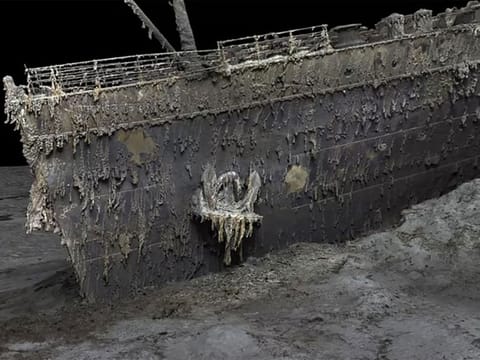 Titanic shipwreck captured in first full digital scan  
