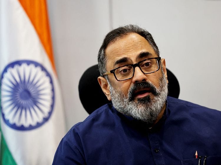 Rajeev Chandrasekhar, India's Deputy Minister for Information Technology