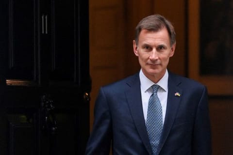 Britain's Chancellor of the Exchequer Jeremy Hunt