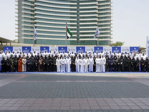 Sheikh Ahmed attended a meeting of the Emirati Human Resources Development Council in Dubai, chaired by Sultan Al Mansouri and hosted by the Al-Futtaim Group.