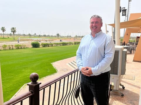 Tom Buchanan, Operations Manager at Al Ain Equestrian, Shooting & Golf Club. 