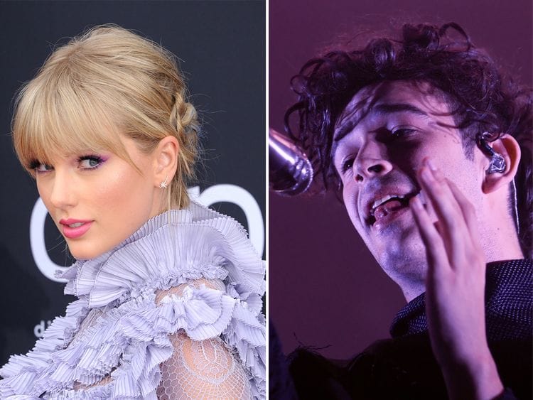 Taylor Swift and Matty Healy