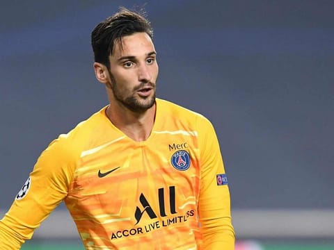 Paris St Germain goalkeeper Sergio Rico