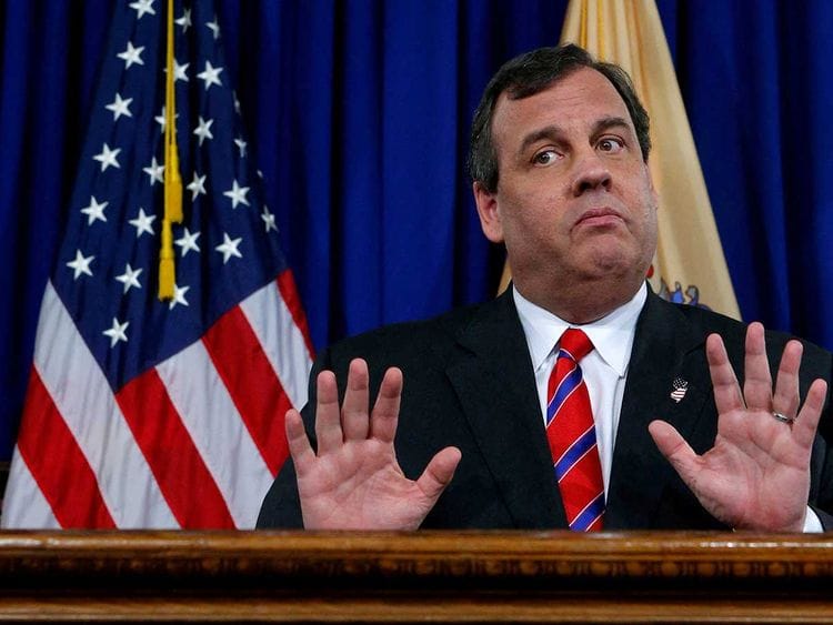 Former New Jersey Governor Chris Christie 