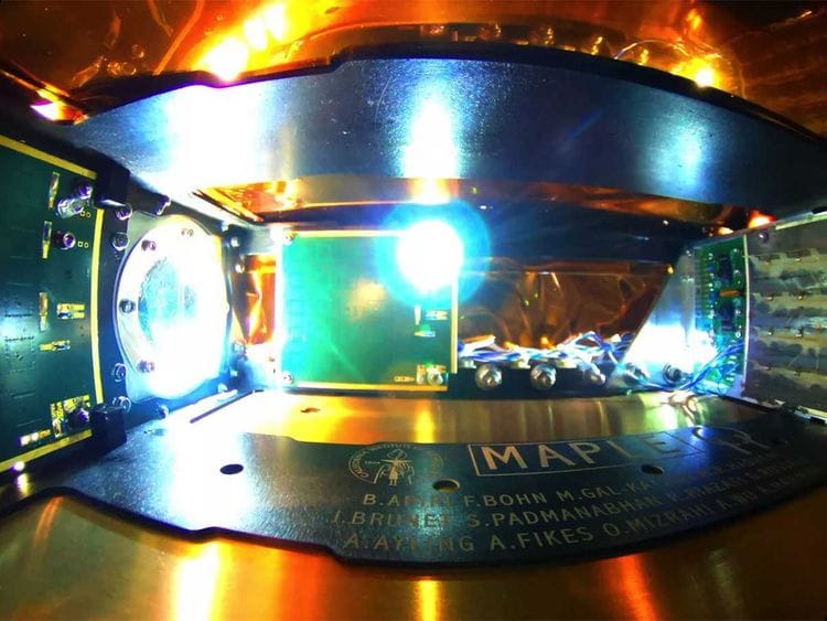 An image of the interior of MAPLE,