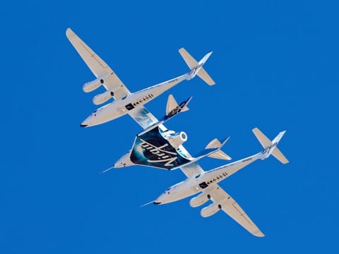 Virgin Galactic did not announce the crew for Galactic 02, but hinted the flight may finally carry tourists who put down initial deposits on seats years ago.