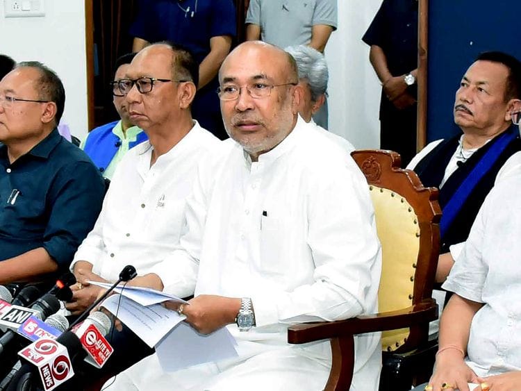 Manipur CM N Biren Singh