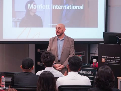 The collaboration between Curtin Dubai and the Marriott Group is an exemplary model of how industry and academia can work together to shape the future workforce   