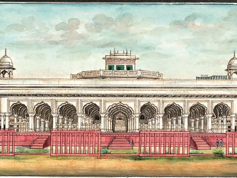 DIWAN-E-AAM Studio of Mazhar Ali Khan, c. 1840.  