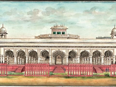 DIWAN-E-AAM Studio of Mazhar Ali Khan, c. 1840.  
