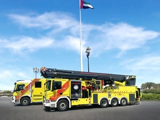 Sharjah Civil Defence receives tallest firefighting ladder in the country