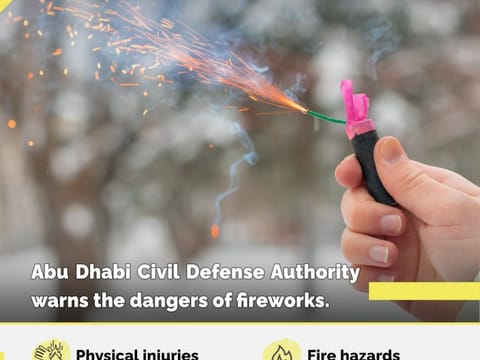 Eid Al Adha in UAE: Warning against illegal fireworks in Abu Dhabi