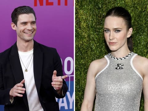 David Corenswet and Rachel Brosnahan.