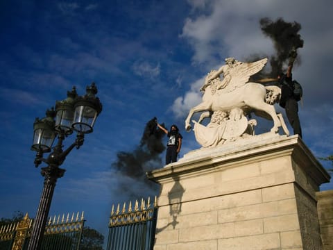 French President Emmanuel Macron urged parents on Friday to keep teenagers at home and proposed restrictions on social media to quell rioting spreading across France over the fatal police shooting of a 17-year-old driver. 