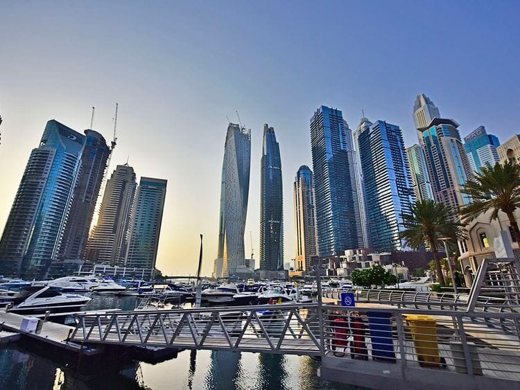 STOCK Dubai Marina / property / skyline
