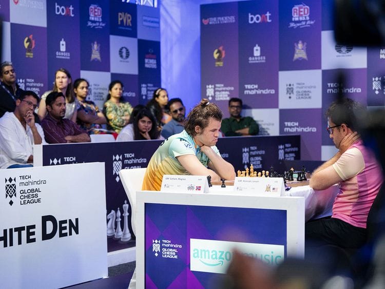 Carlsen and Bhupathi