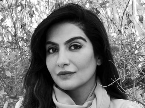 Emirati fine art photographer and mother of four Lamya Hussain Gargash. 