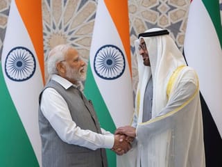 In pictures: UAE President Sheikh Mohamed receives Indian PM Narendra Modi 