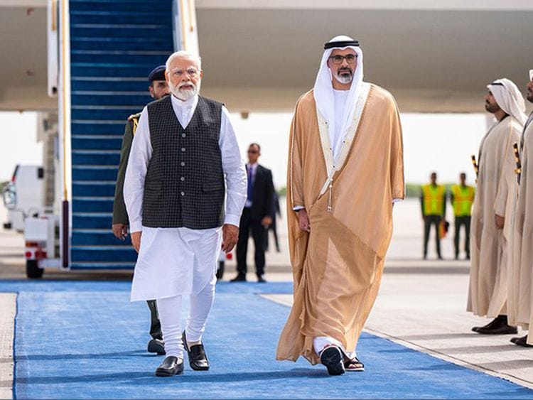 NArendra modi Abu Dhabi