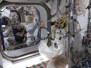 Video: Astronauts work hard, play hard onboard the International Space Station