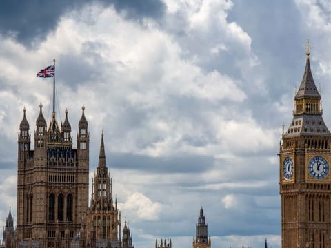 The Houses of Parliament in London, UK, on Wednesday, July 19, 2023. Lawmakers begin summer recess Thursday and return to the House of Commons on Sept. 4. Photographer: Chris J. Ratcliffe/Bloomberg