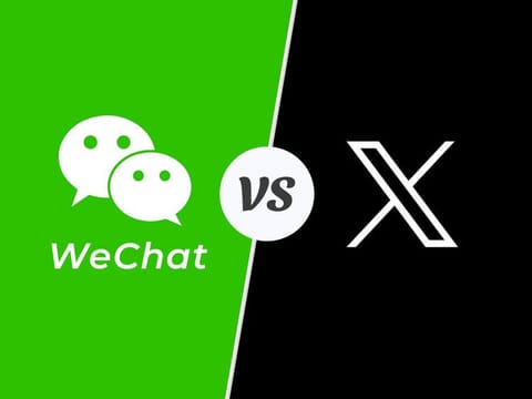 Both WeChat vs X are leading social networking apps. Both do offer text/direct messaging, hold-to-talk voice messaging, broadcast (one-to-many) messaging, video games, sharing of photographs/links and videos, location sharing, and polling.