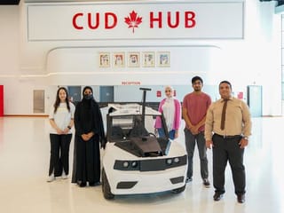 Video: Dubai students build solar-powered, self-driving car
