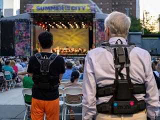 Photos: Vibrating vests translate music for deaf concertgoers