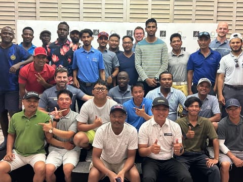 Dubai Golf Colleague Championship participants