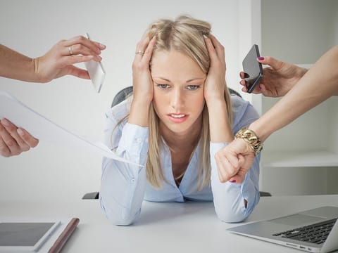 Overwhelmed is when you feel that things are just 'too much'. It could be caused by stress, or traumatic life events, or relationship issues, or including your relationship with yourself.
