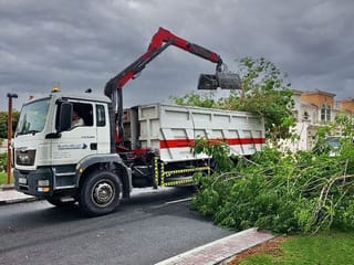 Dubai Municipality responded to 100 emergencies during Saturday's rainfall