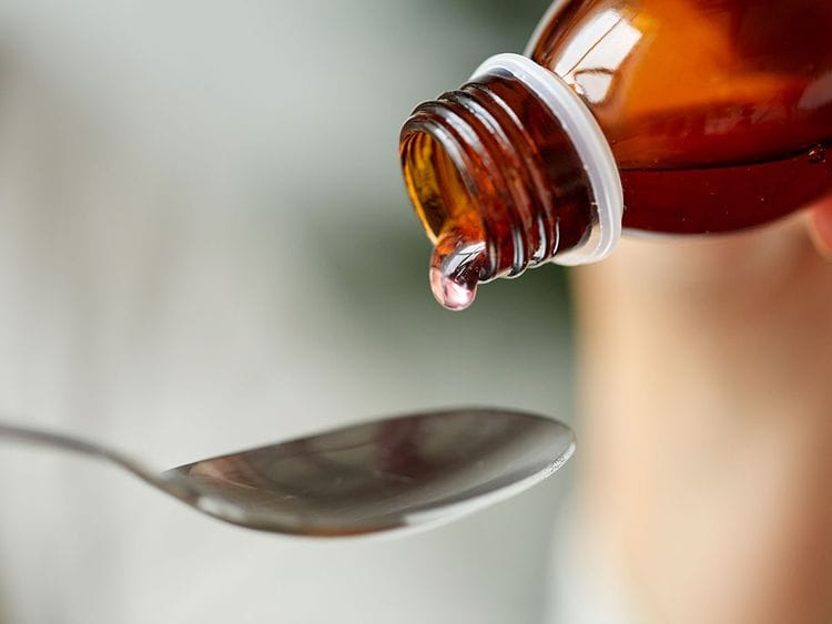 Cough syrup stock 