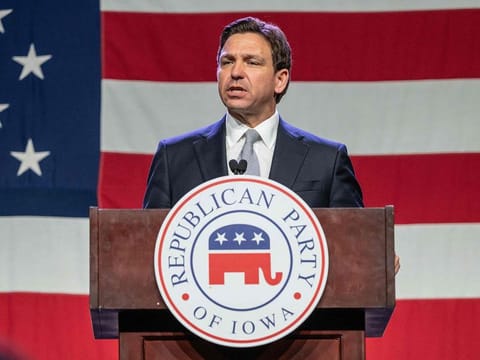 Florida Governor and 2024 Republican Presidential hopeful Ron DeSantis