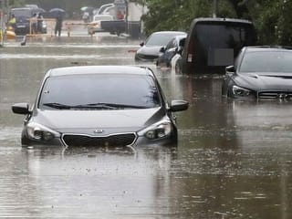 Photos: Tropical Storm Khanun pours intense rain on South Korea