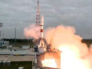 Russia launches lunar lander in race to find water on moon