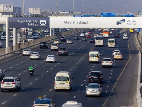 According to Salik, a violation occurs when a vehicle passes through a toll gate without a valid tag, with an unregistered tag, or with insufficient funds in the Salik account. This also includes failing to activate or recharge your Salik account. Picture used for illustrative purposes.