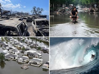 Hawaii wildfire, China typhoon, Norway floods and more: Top 10 pictures of the week from around the world