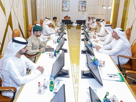 Dubai Police chief Lt Gen Al Marri chairs performance review meeting of the General Department of Anti-Narcotics 