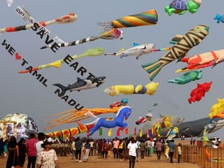 Photos: Tamil Nadu Kite Festival highlights importance of marine conservation