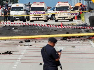 Photos: Small plane crashes in Malaysia, with at least 10 bodies recovered